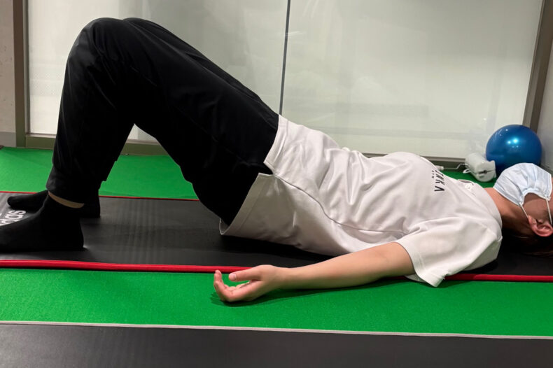 臀筋のトレーニング！